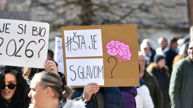 Prosvjed protiv gradnje centra za migrante