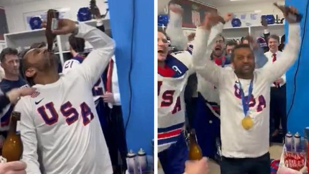 Patel slavi s hokejašima