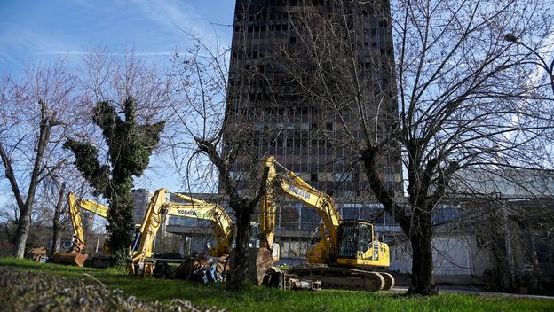 Pripreme za rušenje Vjesnika - 3