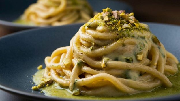 Tjestenina s umakom od pistacija