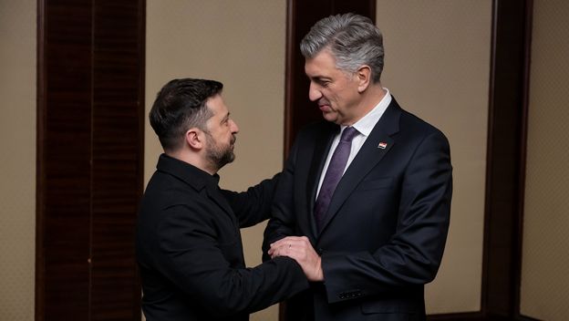 Volodimir Zelenski i Andrej Plenković