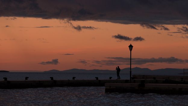 Zalazak nad Bračkim kanalom