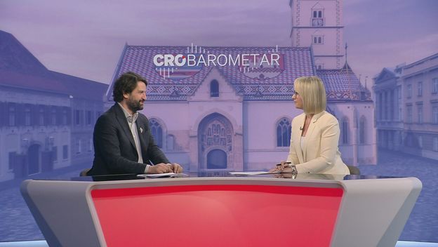 Boris Jokić i Sabina Tandara Knezović, reporterka Dnevnika Nove TV