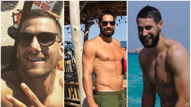 Stipe Mandalinić, Nikola Karabatić, Luka Karabatić (FOTO: Instagram)