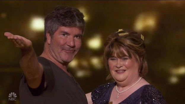 Susan Boyle i Simon Cowell (Foto: Profimedia)