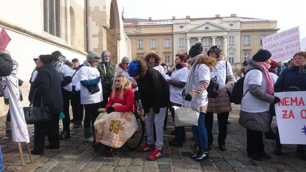 Prosvjed na Markovom trgu (Foto: Dnevnik.hr) - 5