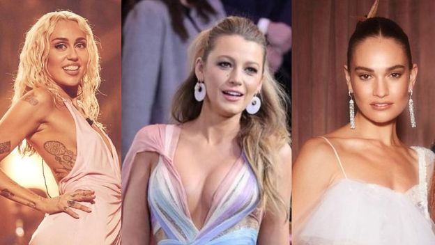 Miley Cyrus, Blake Lively i Lily James
