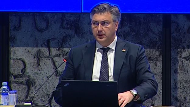 Andrej Plenković na sjednici Vlade