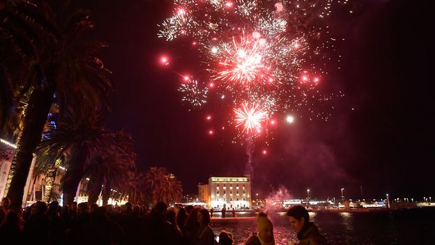 Doček Nove godine u Splitu