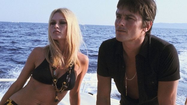 Brigitte Bardot i Alain Delon