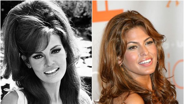 Raquel Welch i Eva Mendes