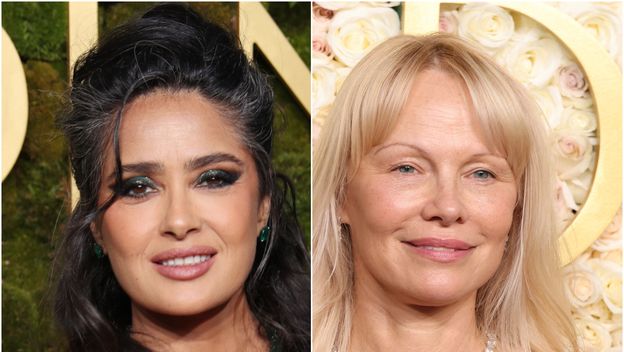 Salma Hayek i Pamela Anderson na Zlatnim globusima