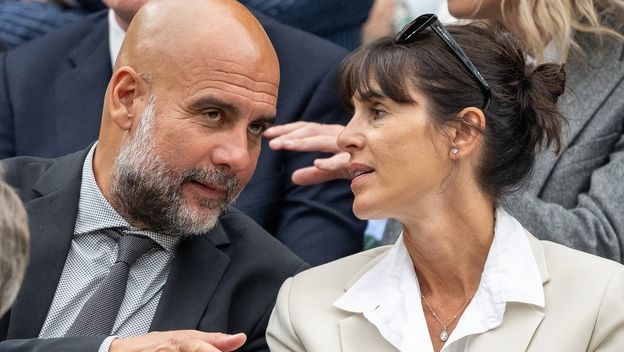 Pep Guardiola i Cristina Serre