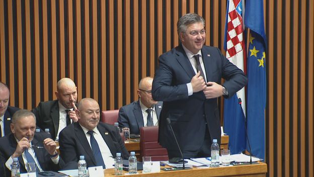 Andrej Plenković u Saboru