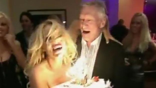 Pamela Anderson, Hugh Hefner