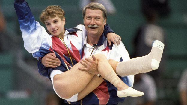 Kerri Strug i Bela Karolyi