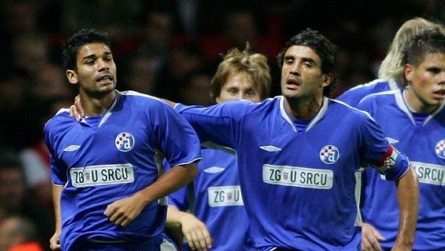 Eduardo i Zoran Mamić 2006. godine na Emiratesu