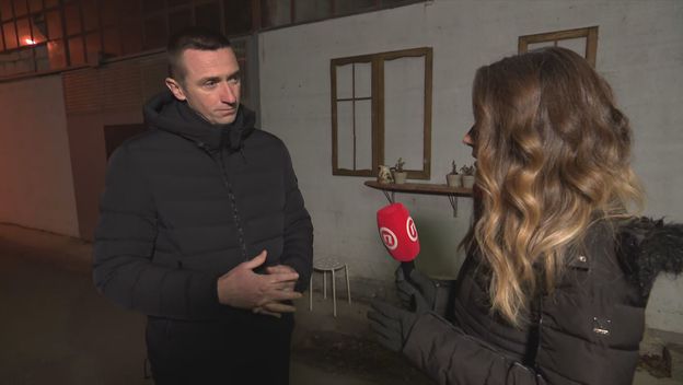 Ivan Penava i Barbara Štrbac, reporterka Dnevnika Nove TV - 2