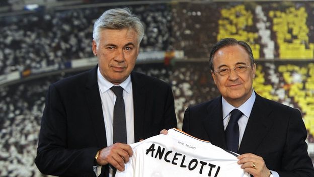 Carlo Ancelotti i Florentino Perez