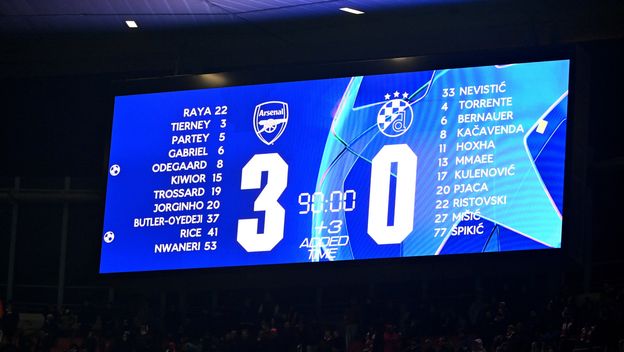 Arsenal - Dinamo 3:0