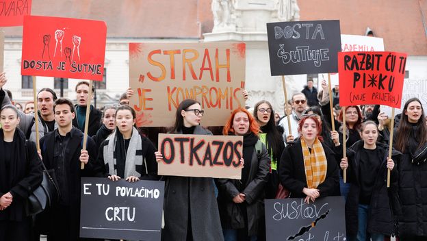 Prosvjed studenata zbog profesora Domagoja Mrkonjića - 16