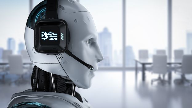 Robot razgovara, ilustracija