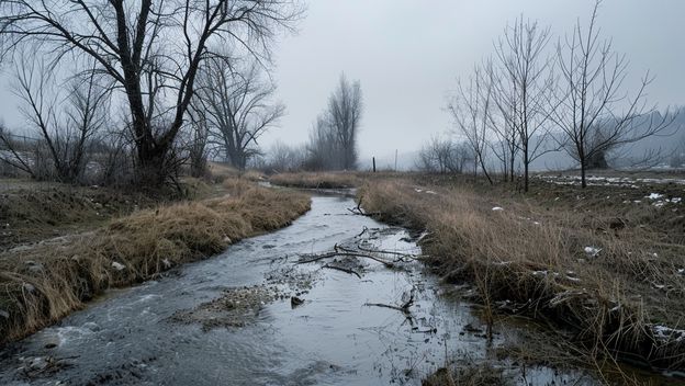 Potok, AI ilustracija