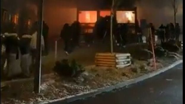 Požar na skijalištu