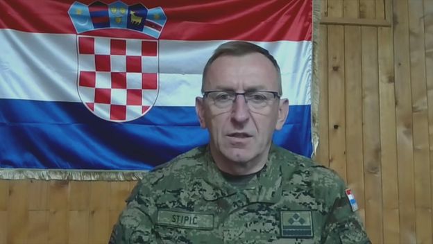 brigadir Ivan Stipić, zapovjednik hrvatskog kontingenta u operaciji KFOR