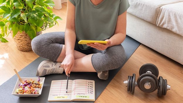 Zdrave navike, ilustracija