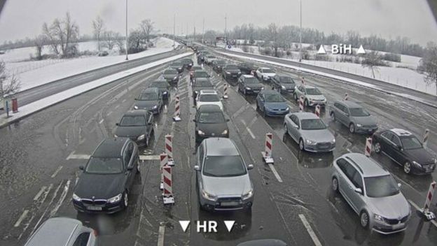 Gužva na graničnom prijelazu