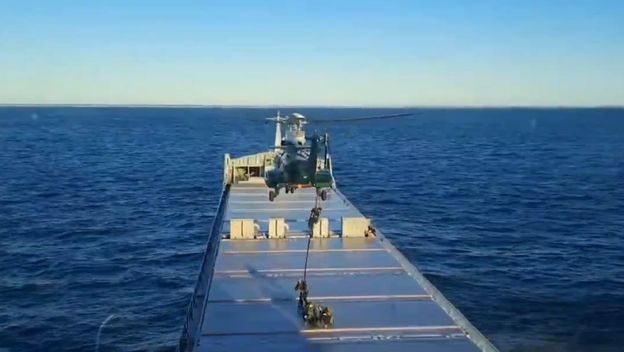 Finska objavila snimku zauzimanja ruskog broda