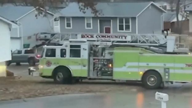 Vatrogasno vozilo na cesti