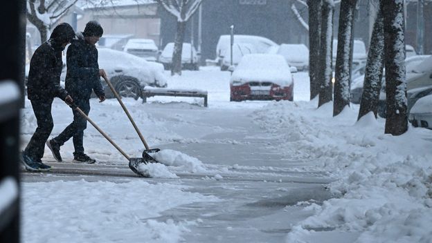 Snijeg u Zagrebu