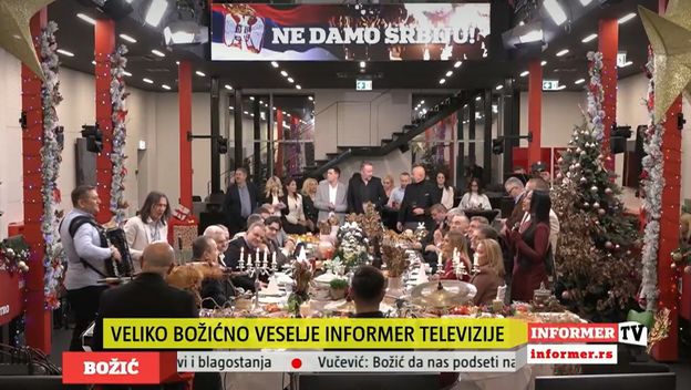 Božićna proslava televizije Informer