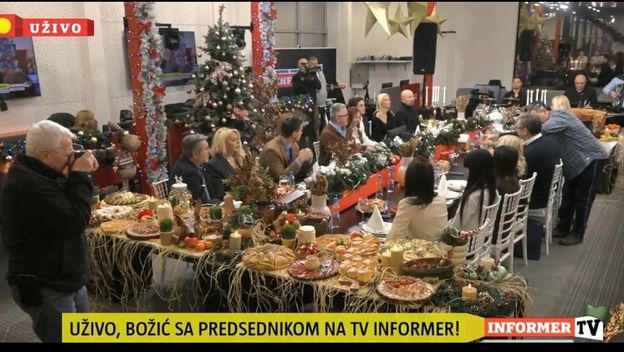 Vučić i Brnabić na TV Informeru za pravoslavni Božić