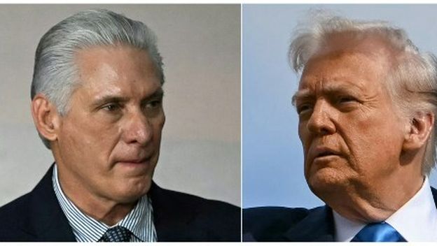 Predsjednik Kube Miguel Díaz-Canel i predsjednik SAD-a Donald Trump