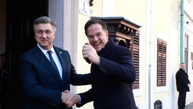 Andrej Plenković i Mark Rutte