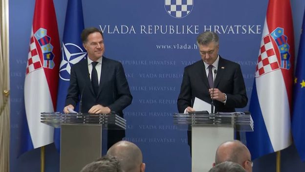 Mark Rutte i Andrej Plenković