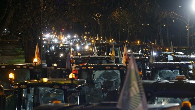 Prosvjed poljoprivrednika u Parizu