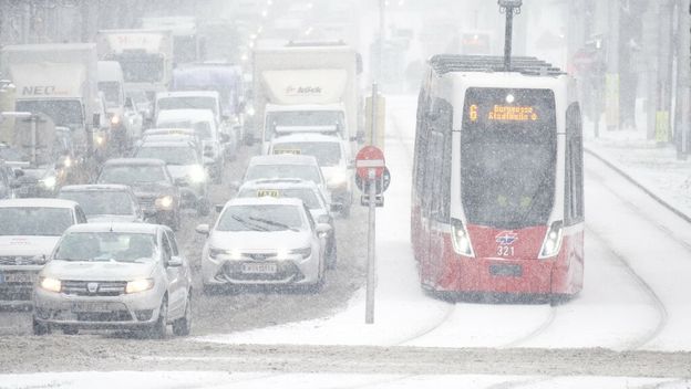 Beč pod snijegom i ledom