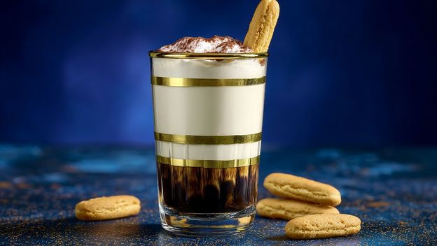 Koktel White Russian s okusom tiramsiu