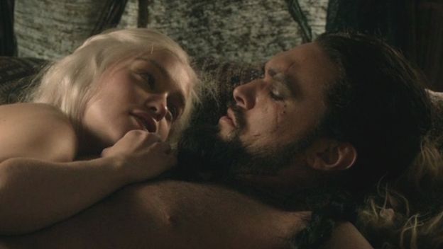 Emilia Clarke i Jason Momoa - 2
