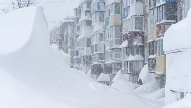 Snježna oluja na Kamčatki - 1