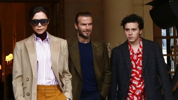 Brooklyn Beckham s roditeljima - 1