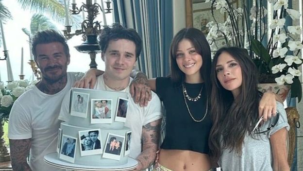 David, Brooklyn, Victoria Beckham i Nicola Peltz - 2