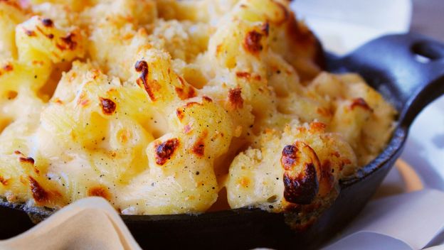Zapečeni makaroni s 4 vrste sira