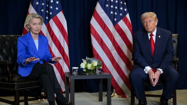 Ursula von der Leyen i Donald Trump