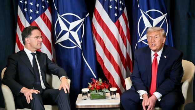 Mark Rutte, Donald Trump