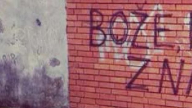 Urnebesan grafit na zidu u Hrvatskoj